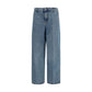 Ami Paris Blue Cotton Jeans Denim