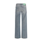 Haikure Blue Cotton Straight-Leg Jeans