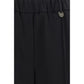 Burberry Black Wool Oves Aries Joggers (Workout Pants)