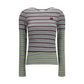 Ganni Gray Cotton Long Sleeve T-Shirt