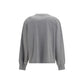 Ganni Gray Cotton Sweatshirt