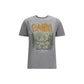Ganni Gray Cotton T-Shirt