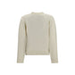 Ganni Beige Wool Oves Aries Sweatshirt
