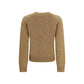 Ganni Beige Alpaca Vicugna Pacos Sweatshirt