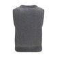 Ganni Gray Wool Oves Aries Sleeveles Sweater