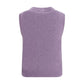 Ganni Gray Alpaca Vicugna Pacos Sleeveles Sweater
