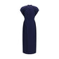 Alessandra Rich Blue Silk Casual Dress