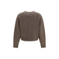 Loulou De Saison Brown Wool Oves Aries Cardigan