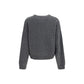 Loulou De Saison Gray Wool Oves Aries Sweatshirt