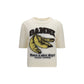 Ganni Beige Alpaca Vicugna Pacos T-Shirt
