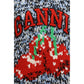 Ganni Multicolor Wool Oves Aries Sleeveles Sweater