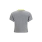 Versace Gray Cotton T-Shirt