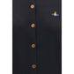 Vivienne Westwood Black Wool Oves Aries Cardigan