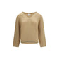 Allude Beige Cashmere Sweater