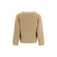 Allude Beige Cashmere Sweater