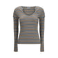 Ganni Gray Cotton Sportswear