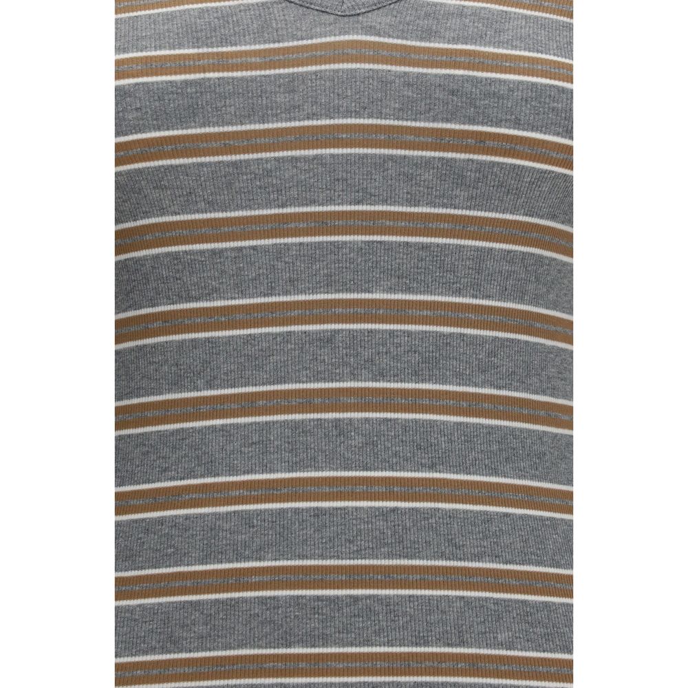 Ganni Gray Cotton Sportswear