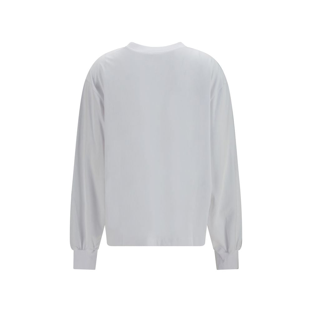 Ganni White Cotton Sportswear