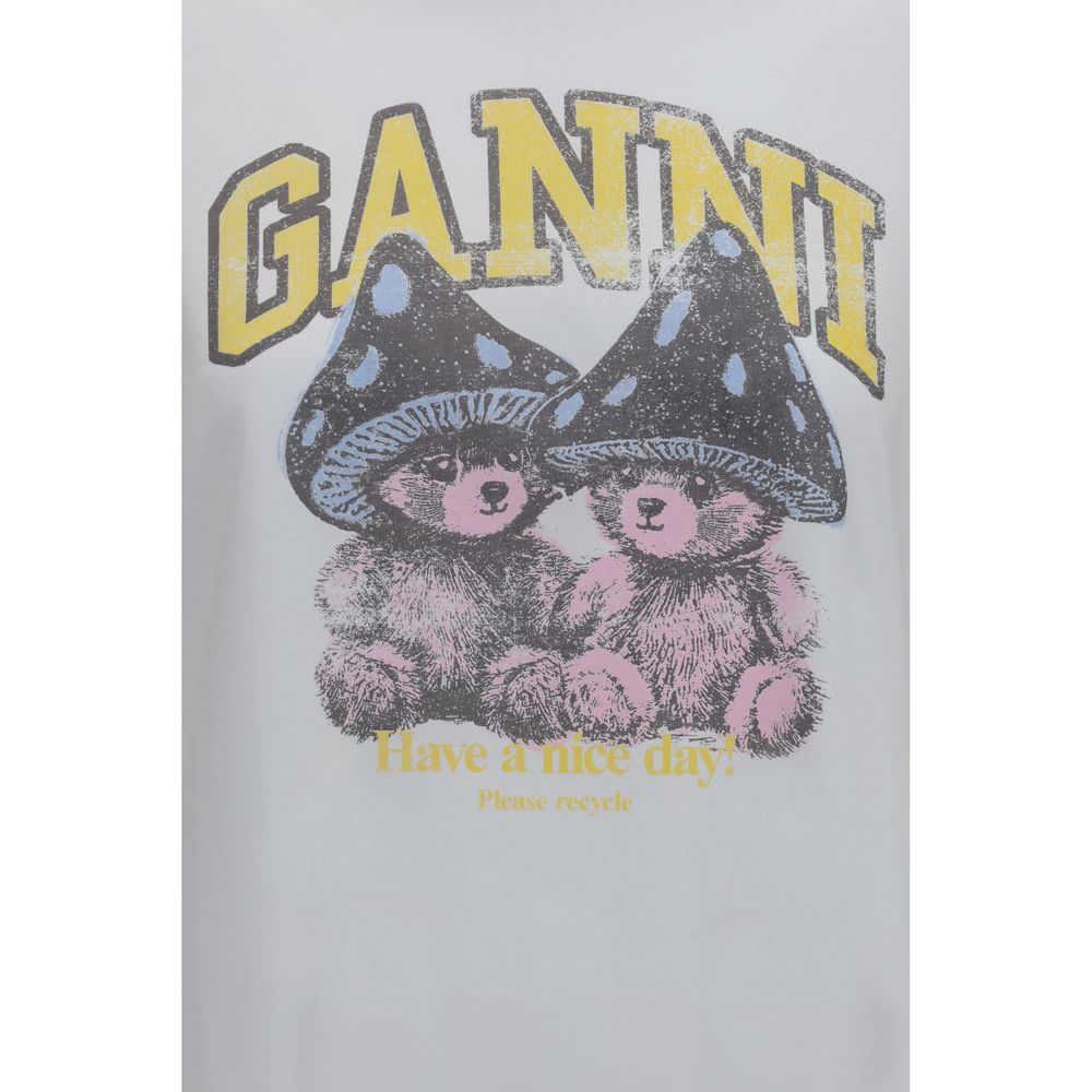 Ganni White Cotton Sportswear