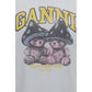 Ganni White Cotton T-Shirt