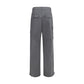 Ganni Gray Cotton Cargo Pants