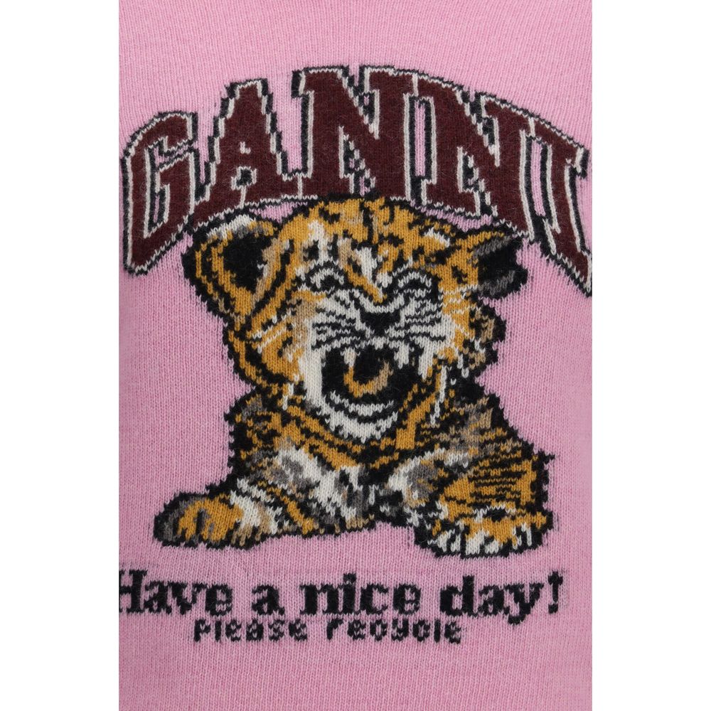 Ganni Multicolor Wool Oves Aries Sweatshirt