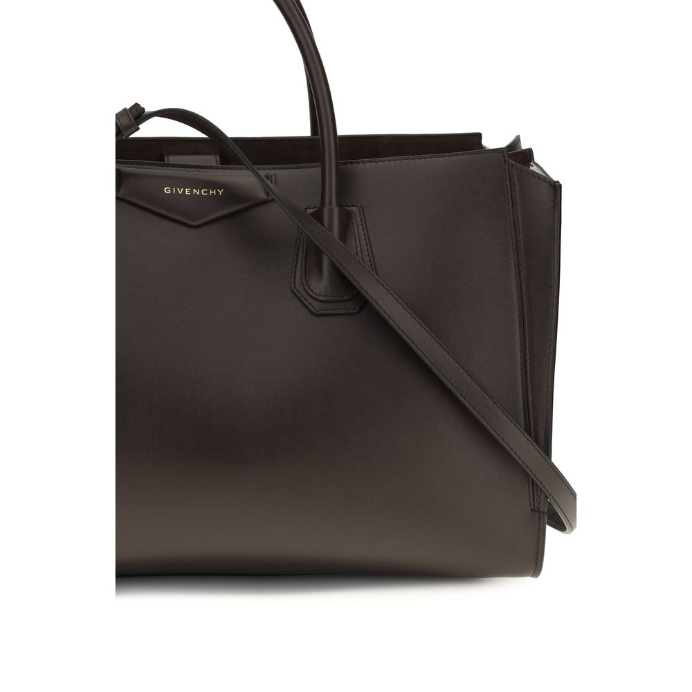 Givenchy Brown Calf Leather Bos Taurus Shoulder Bag