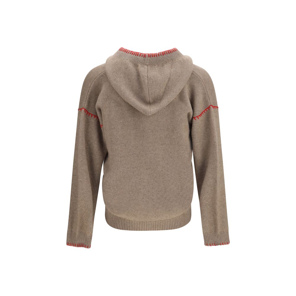 Baziszt Brown Cashmere Sweatshirt