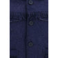 Baziszt Blue Alpaca Vicugna Pacos Full-Length Jacket
