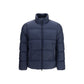 Woolrich Blue Goose Down Full-Length Jacket