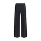 Avenue Montaigne Gray Cotton Casual Pants
