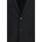 Fendi Black Mohair Blazer