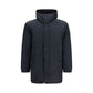 Stone Island Black Polyester Full-Length Jacket