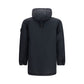 Stone Island Black Polyester Full-Length Jacket