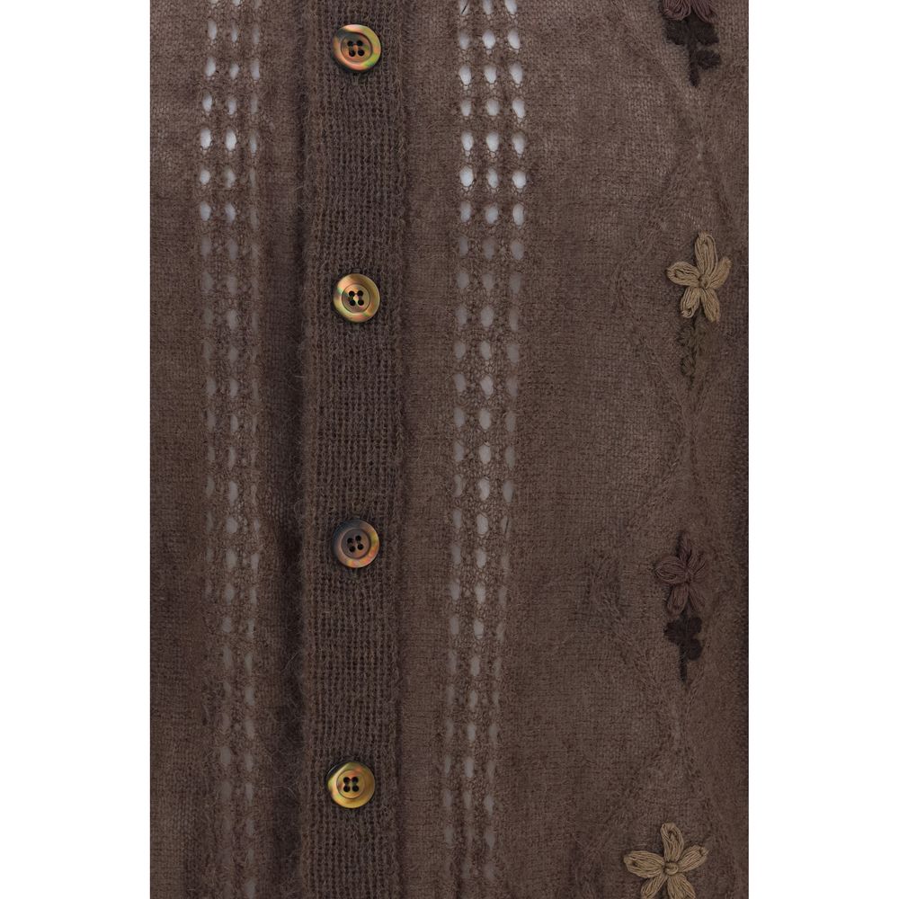 Magliano Brown Mohair Cardigan