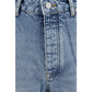 Represent Blue Cotton Straight-Leg Jeans