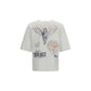 Represent Beige Cotton T-Shirt