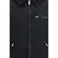 Represent Black Cotton Full-Length Jacket
