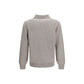 Brunello Cucinelli Gray Cashmere Sweatshirt