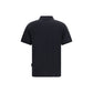 Palm Angels Black Cotton Polo Shirt