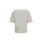 Palm Angels White Cotton T-Shirt