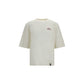 Palm Angels Beige Cotton T-Shirt