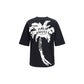 Palm Angels Black Cotton T-Shirt