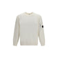 C.P. Company White Wool Oves Aries Sweatshirt