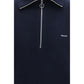 Prada Blue Wool Oves Aries Polo Shirt