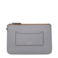 Burberry Gray Leather Clutch Bag