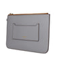 Burberry Gray Leather Clutch Bag