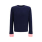 Prada Blue Wool Oves Aries Sweatshirt