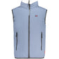 Norway 1963 Azzurro Poliestere Mens Vest