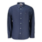 Tommy Hilfiger Blue Cotton Men's Shirt